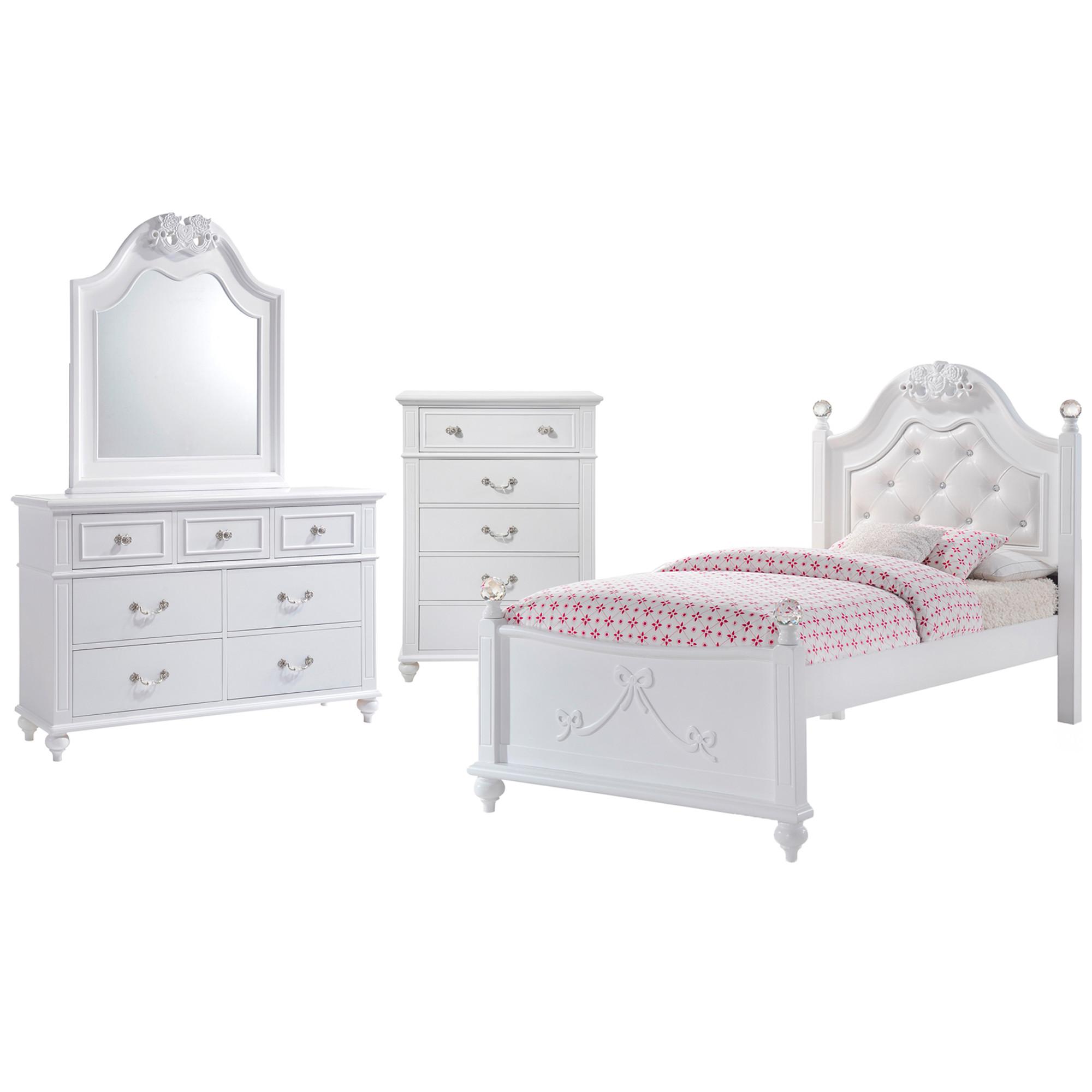 Rent to Own Elements International 6-Piece Alana Twin Bedroom Set